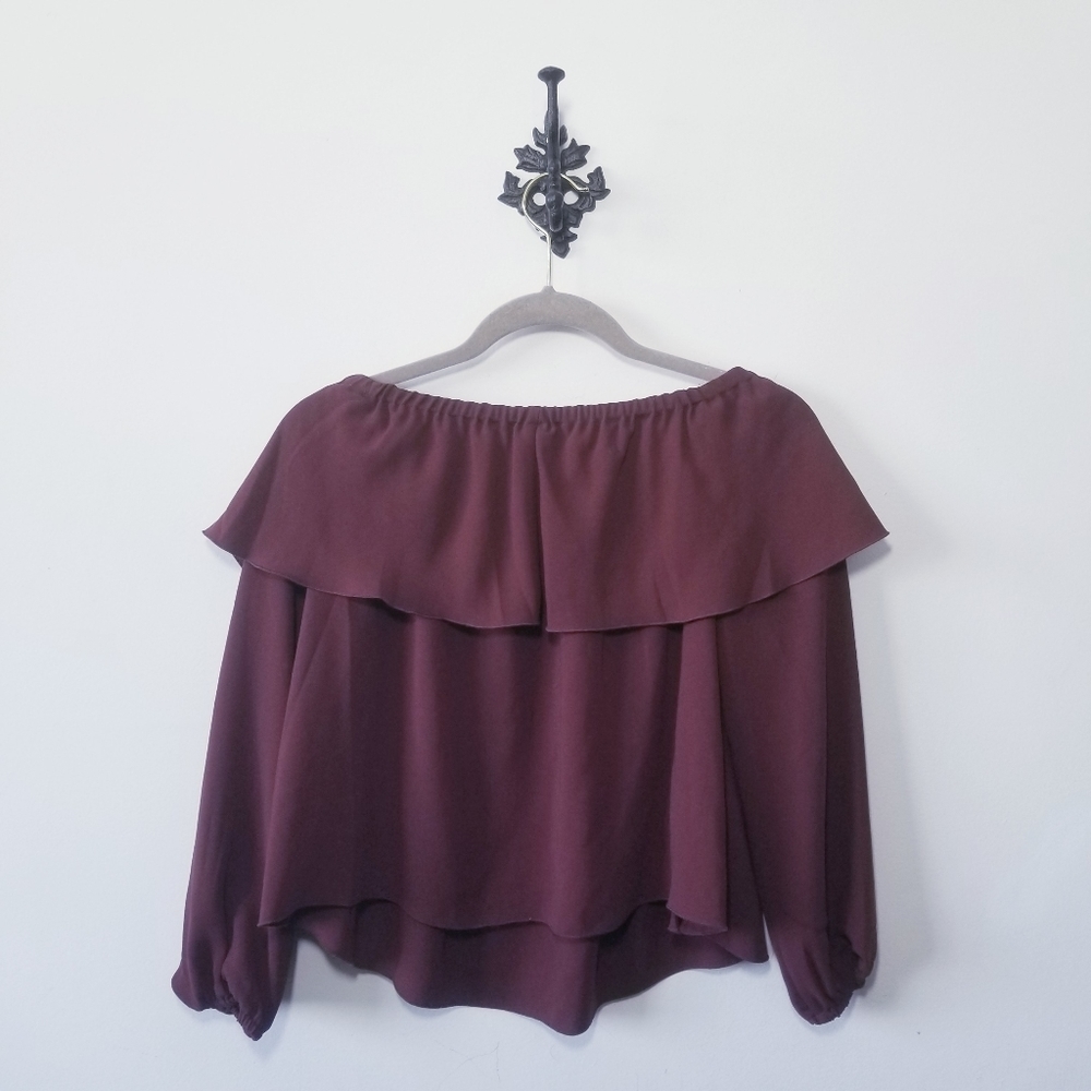 Wilfred Morel Off The Shoulder Blouse Size XS EUC - Picture 3 of 4